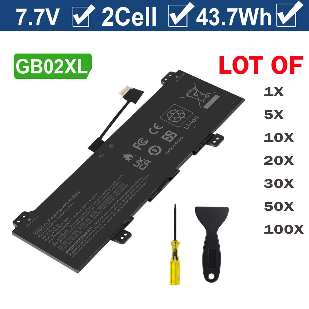 ??LOT GB02XL Battery For HP ChromeBook 11A G8 G7 x360 G2 EE L42583-005 HSTNN-DB7