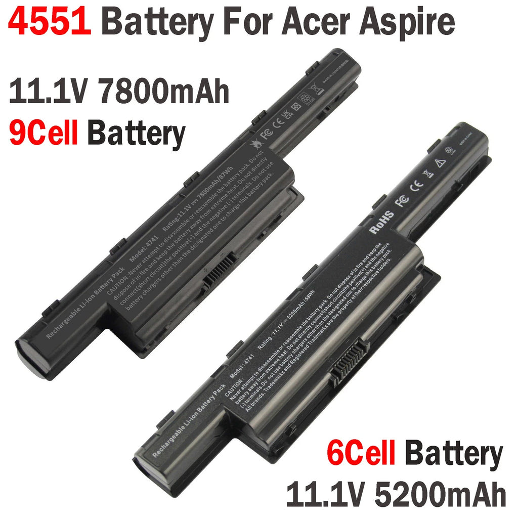 ??4551 Battery for Acer Aspire 4743G 4741 5741 5750 7750 5733Z 5742 7551 6/9Cell