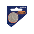 Murata CR2430 280mAh 3V Lithium (LiMnO2) Coin Cell Watch Battery - 1 Piece