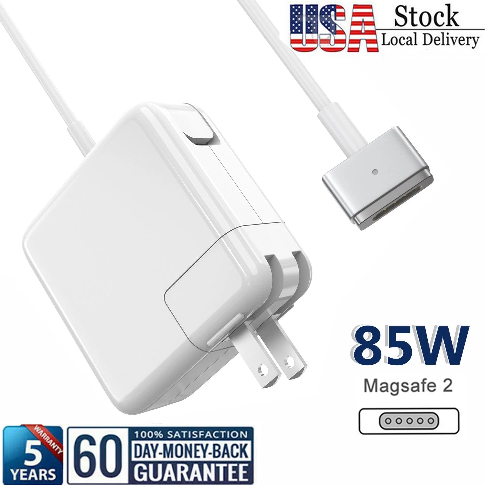 85W T-Tip Mag 2 Adapter Charger For APPLE MACBOOK PRO RETINA 15" Mid2012-Mid2015