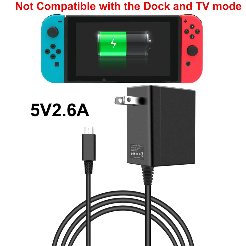 USB C AC Adapter For Nintendo Switch Power Supply Home Wall Travel Charger Cable
