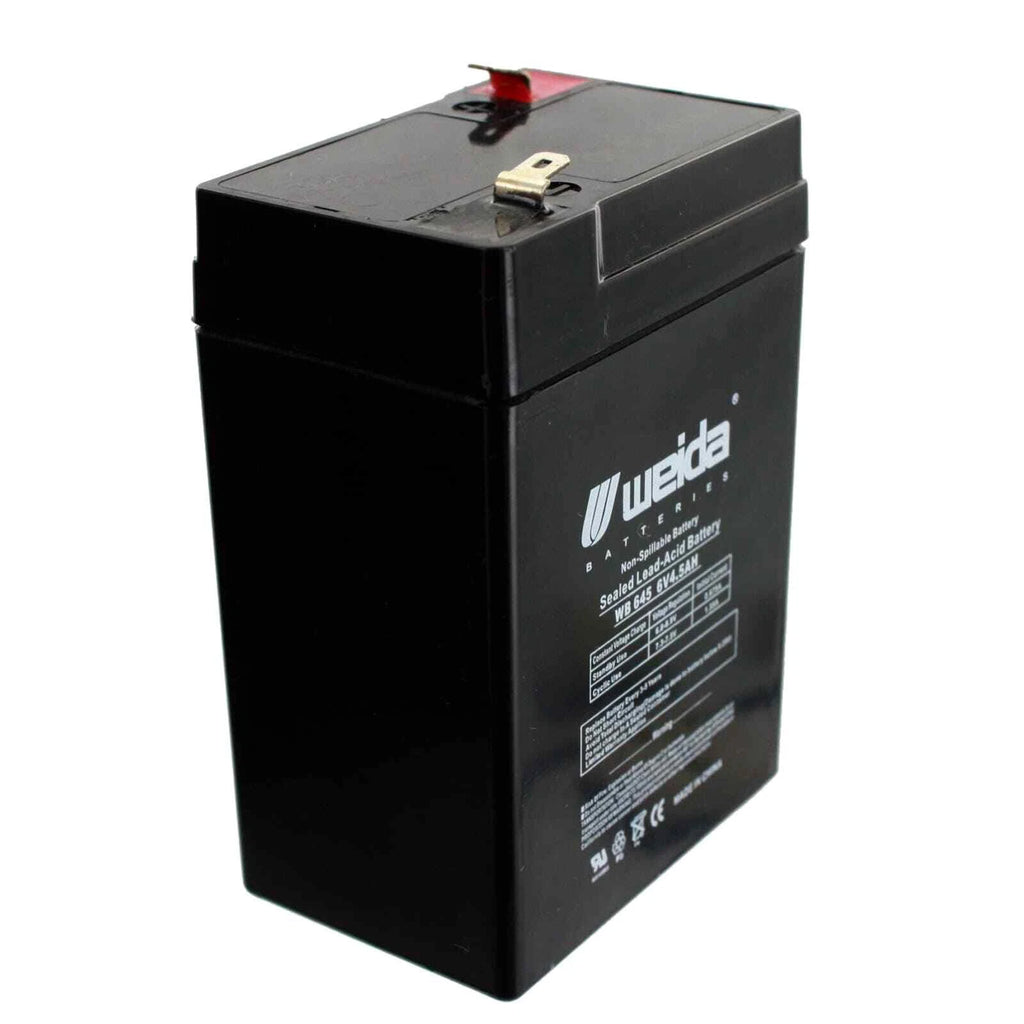 NEW 2pc 6V 4.5Ah SLA Battery WB645 For UB645, D5733, NP4.5-6