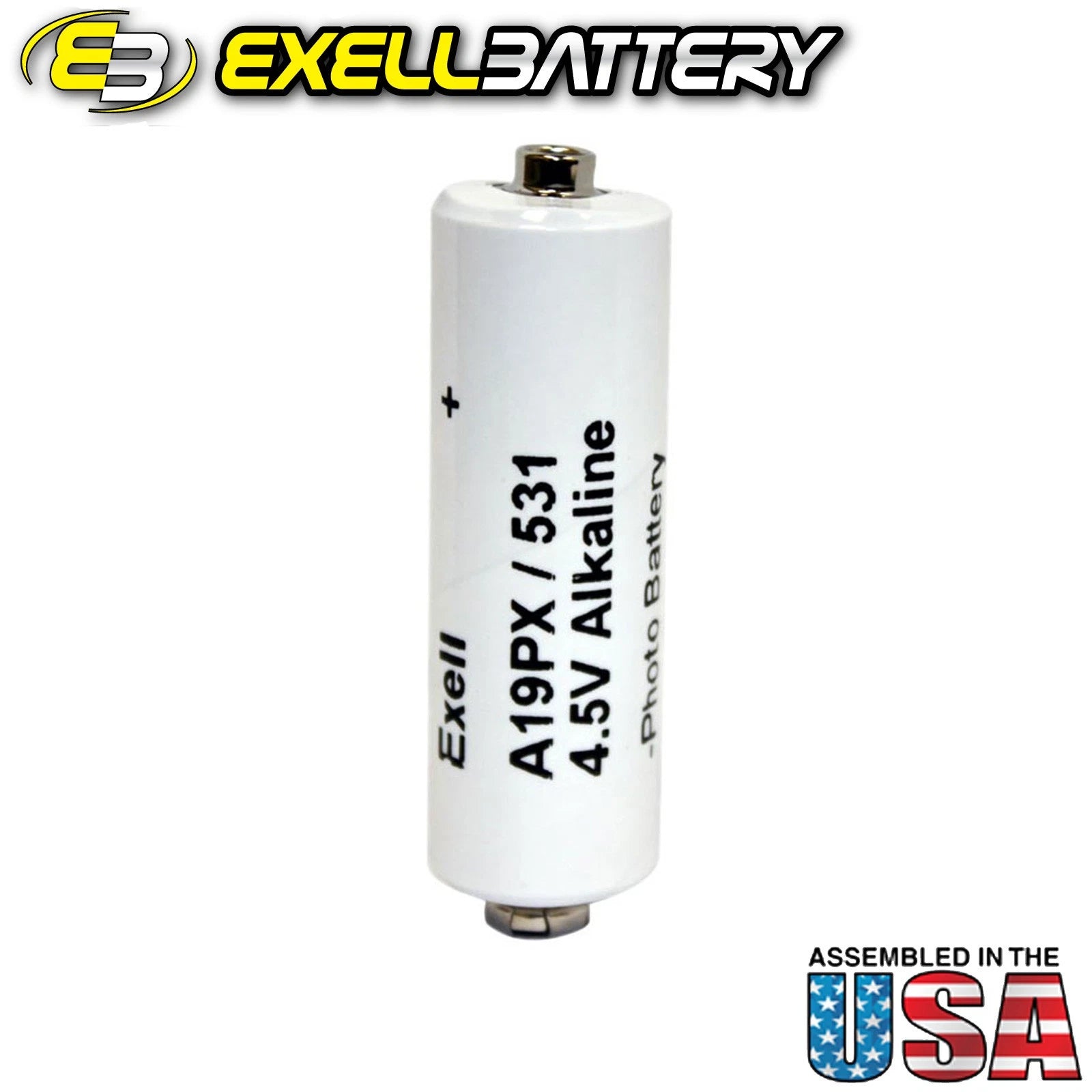 Exell Battery A19PX Compatible with Polaroid 101 355 Land Camera Automatic 250