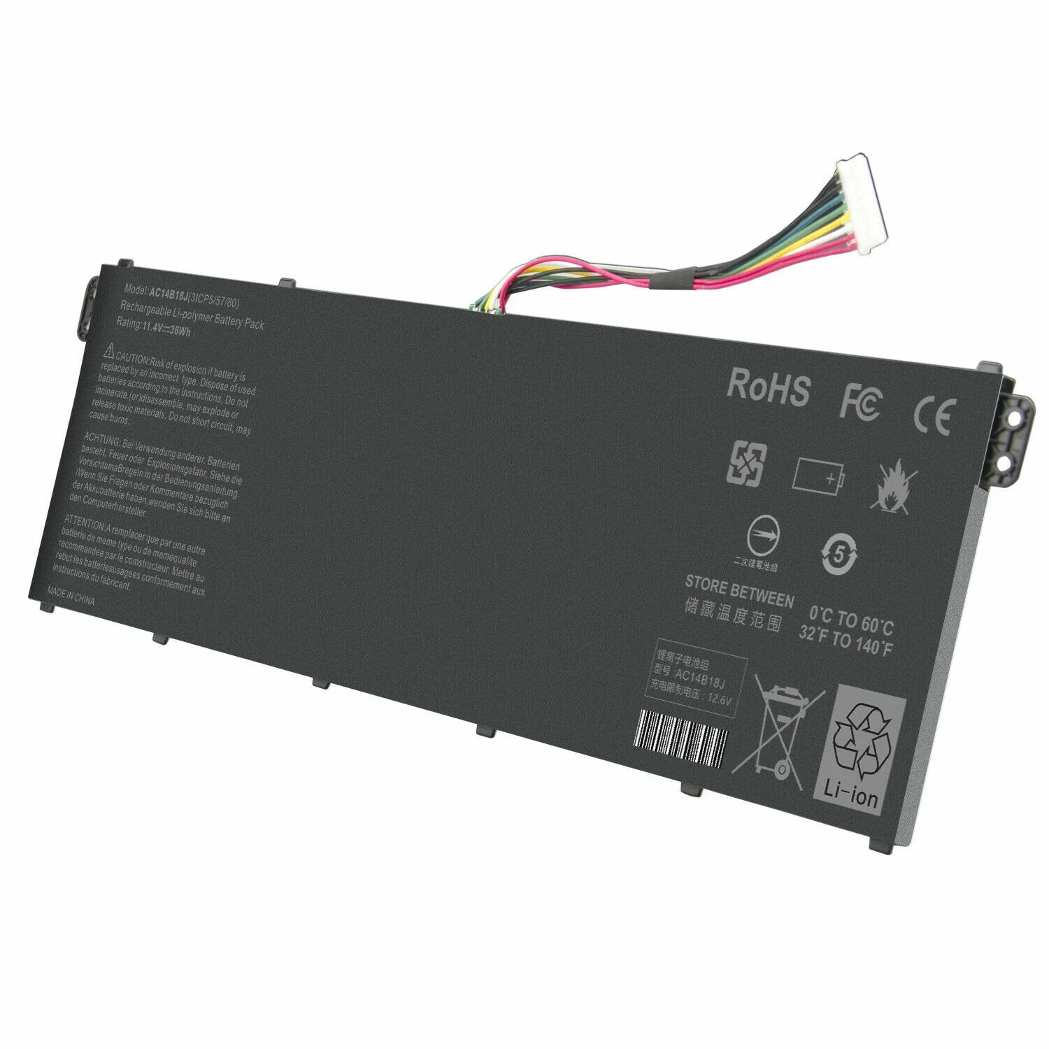 AC14B18J Battery for Acer Aspire E11 E3-112 B115 Series AC14B13J AC14B18J
