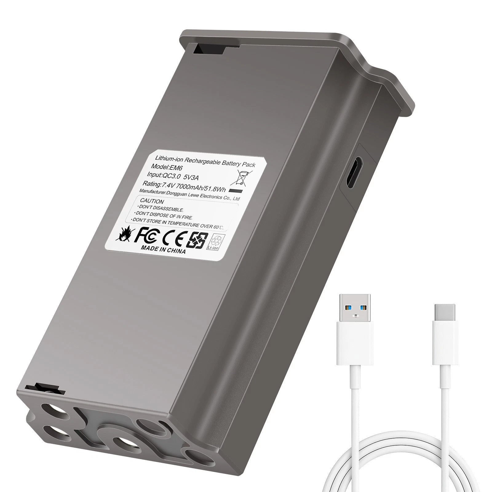 Rechargeable Battery for Tactacam Reveal Trail Camera X Gen 3.0, 2.0, Pro 3.0