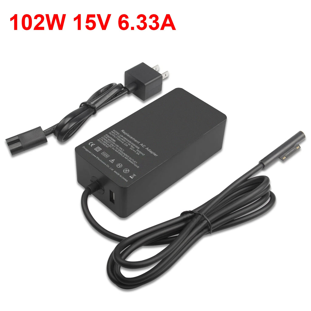 Charger For Microsoft Surface Pro 9 8 X 7 6 5 4 3 2 1 Laptop RT1/2 Power Adapter