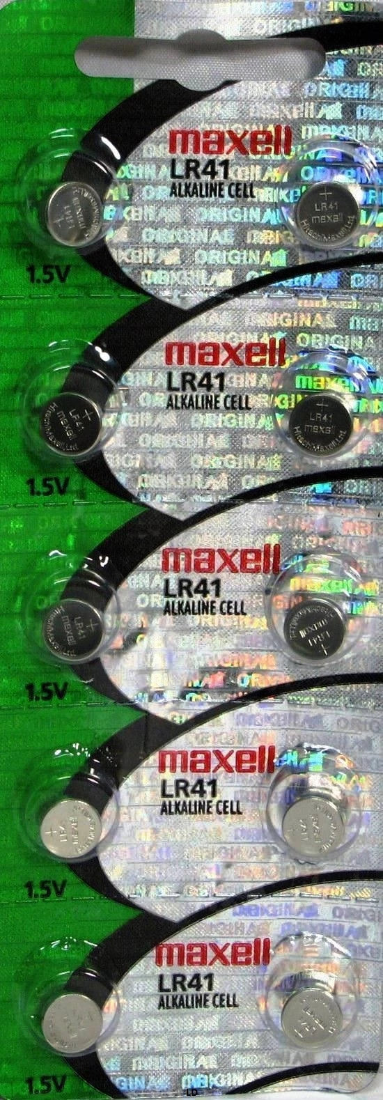 LR41 Maxell 192 (10 piece) LR41 AG3 392A 192 SR41 LR736 392 Alkaline Battery