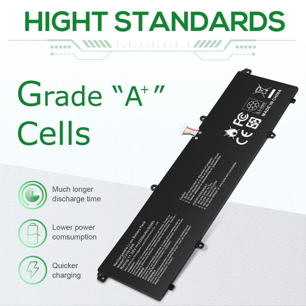 ?BATTERY FOR ASUS VIVOBOOK S13 C31N1905 S330FA S330UA S333EA S333JA S14 S433FA