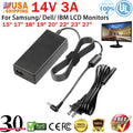 14V 3A Adapter For Samsung AP04214-UV APO4214UV LCD Monitor Power Supply