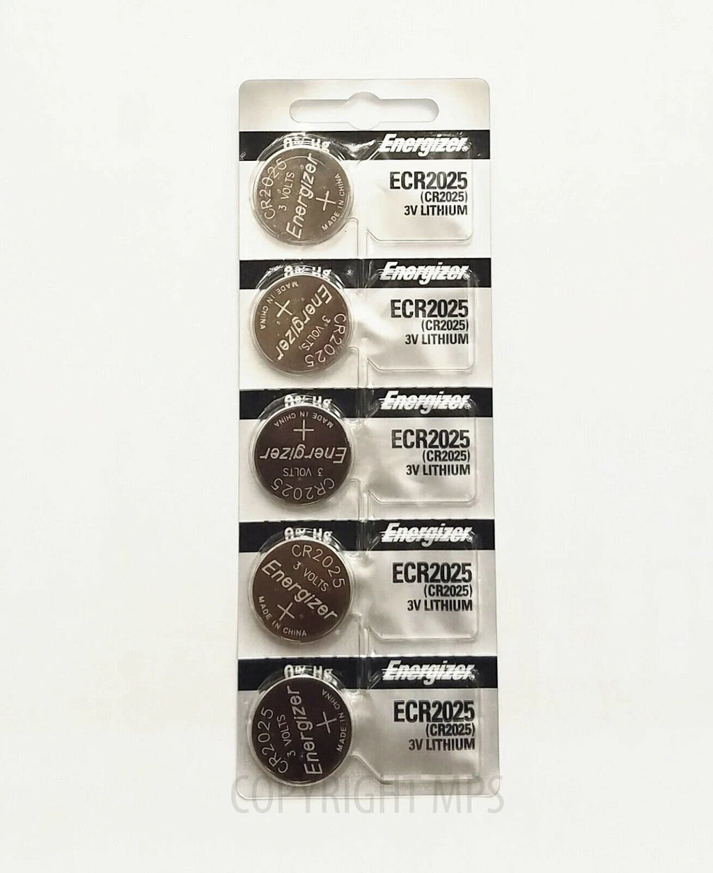 10 PCs Energizer CR2025 Lithium Coin Cell 3V Original New Batteries Exp: 2025