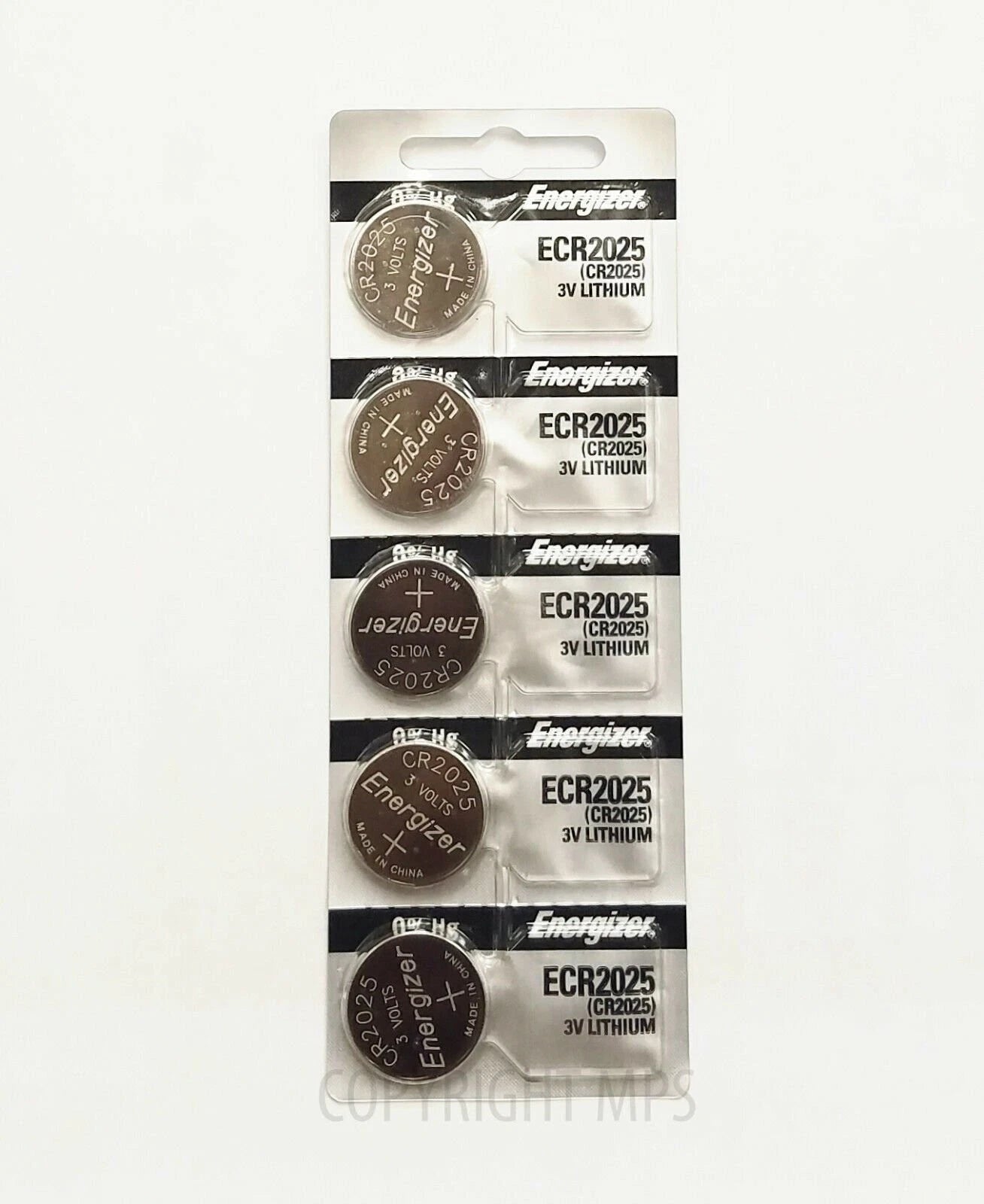 10 PCs Energizer CR2025 Lithium Coin Cell 3V Original New Batteries Exp: 2025