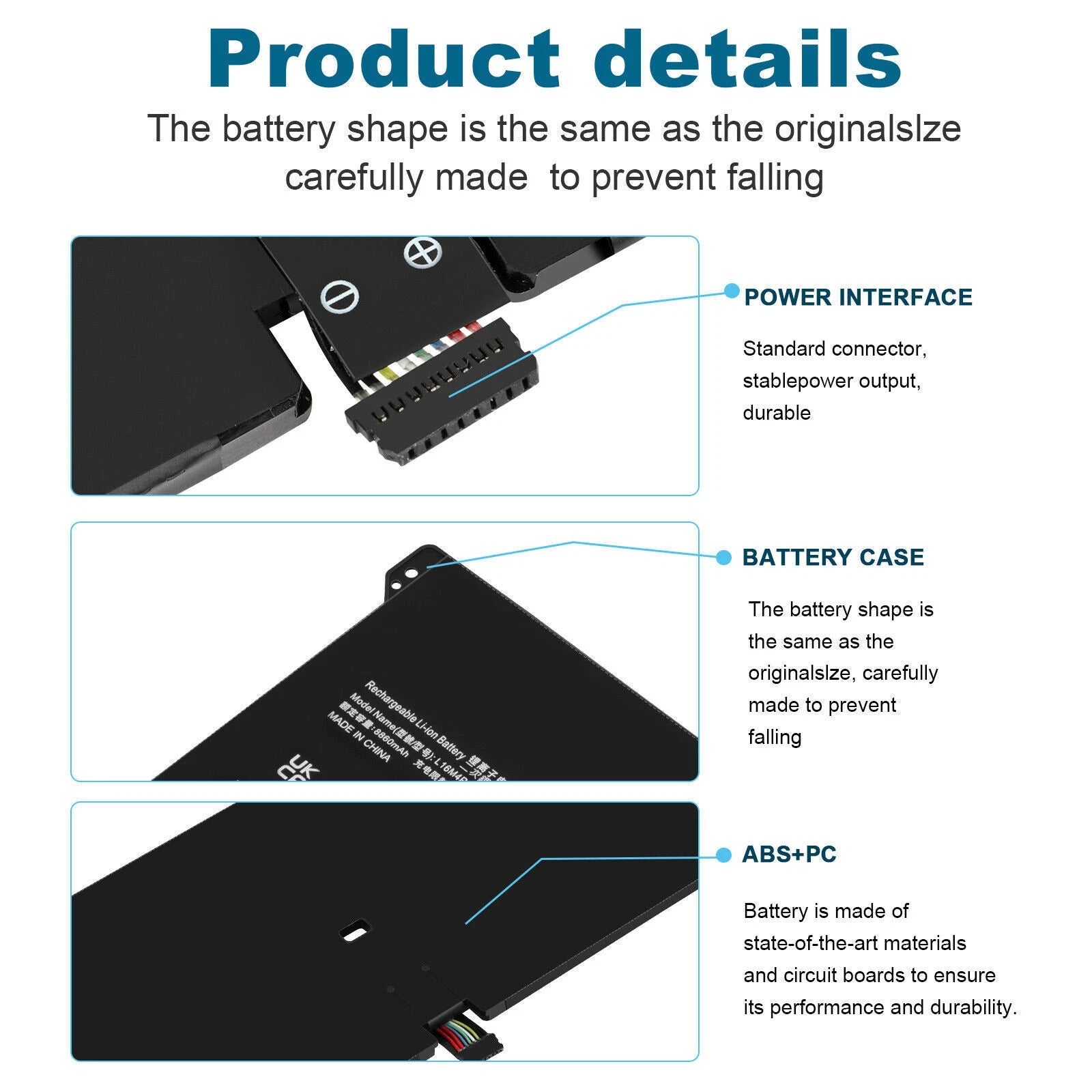 L16M4P60 Battery for Lenovo Yoga 920-13IKB 920-131KB 920-13IKB-80Y7 80Y8 70Wh