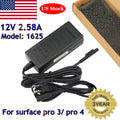 For Microsoft Surface Pro 4 3 Power Supply 1625 Adapter 12V 2.58A Charger