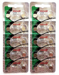 20 Pack Maxell LR41 192 1.5V AG3 Alkaline Button Cell Watch Batteries HOLOGRAM