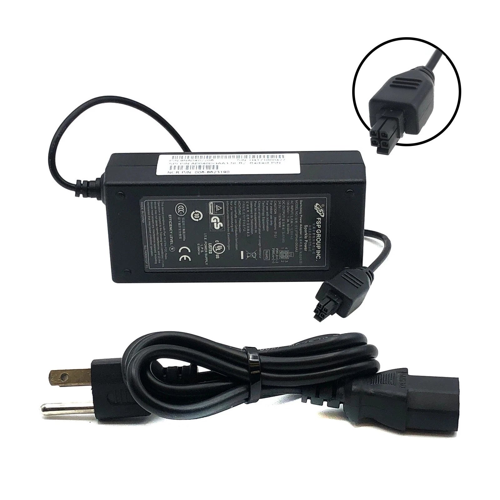NEW Original FSP 24V AC Switching Power Adapter FSP040-DAAN2 4-Pin Plug