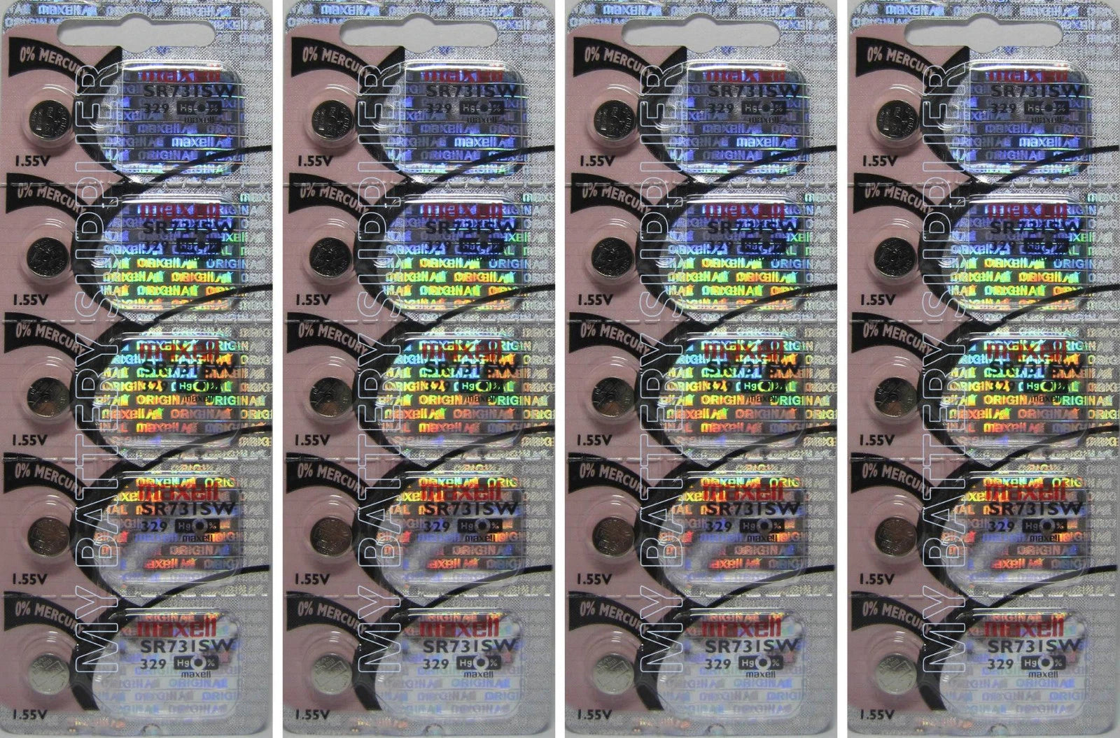 329 Battery Replacement Watch Batteries Maxell SR731SW x 20