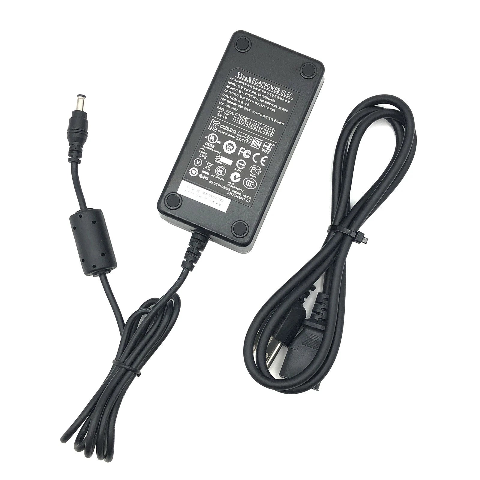 NEW Genuine EDac AC Adapter for QNAP Network Storage TS-212P TS-212 TS-212-E NAS