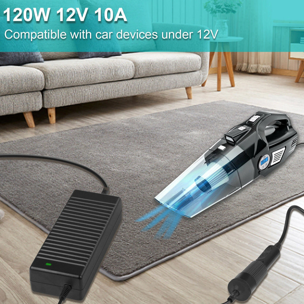 AC 110V To 12V 10A Dc Converter Car Cigarette Lighter Socket Power Adapter Plug