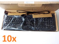 Lot of 10 - NEW Unbranded for HP WIRED USB STANDARD DESKTOP KEYBOARD 697737-001