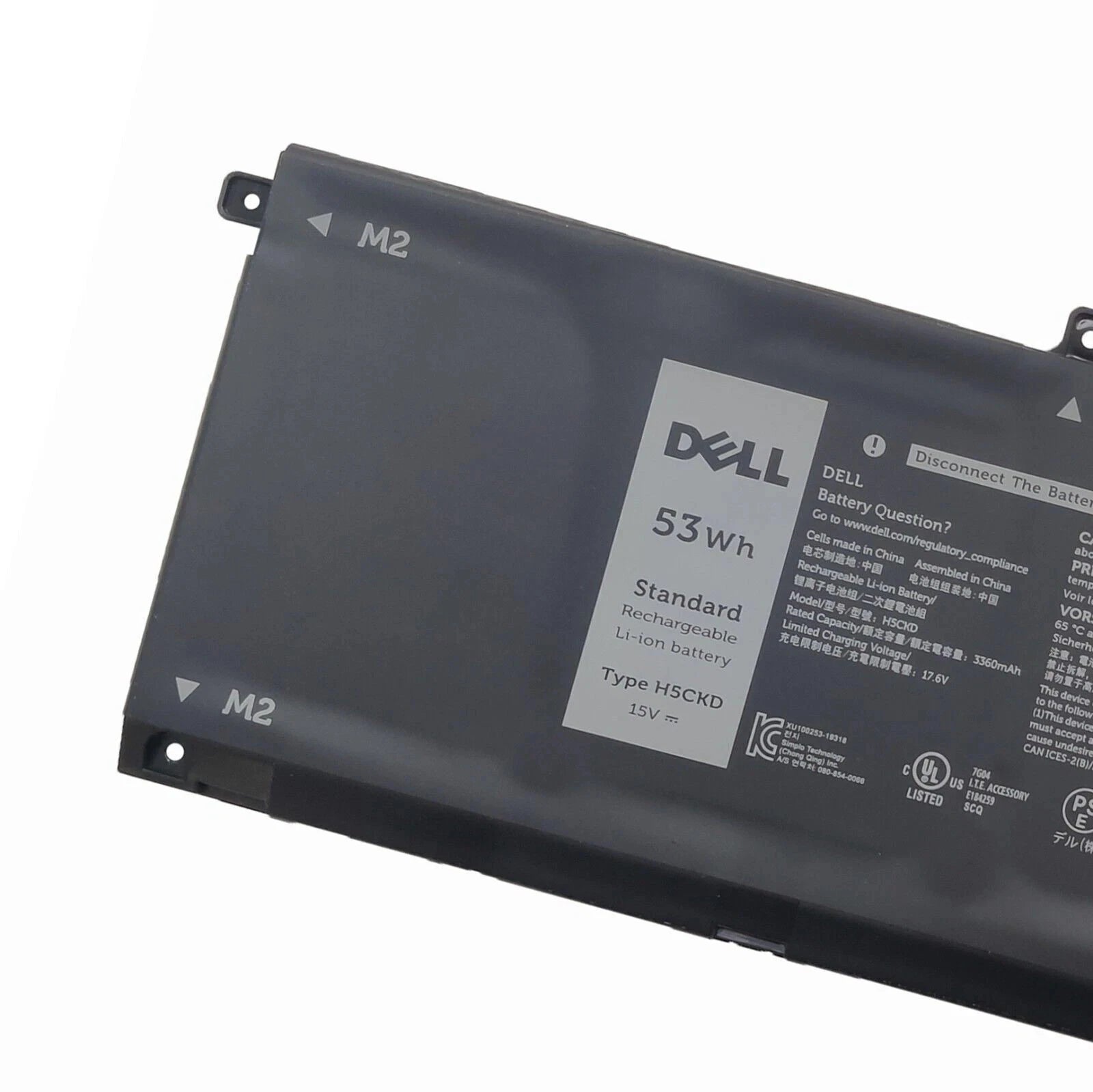 Genuine OEM H5CKD Battery Dell Latitude 3410 3510 Inspiron 5508 5509 53Wh