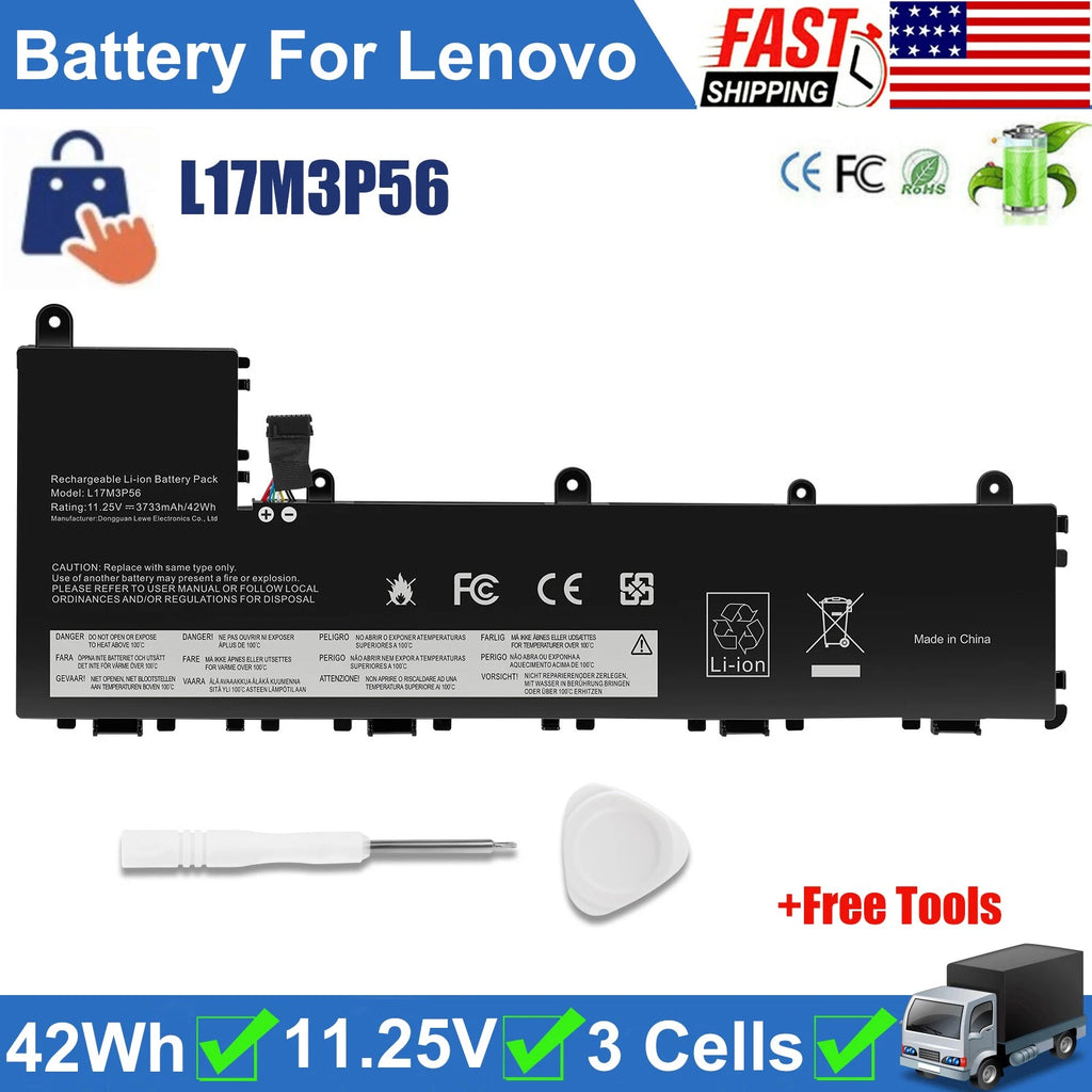 L17L3P54 Laptop Battery for Lenovo ThinkPad Yoga 11e 5th Gen L17M3P56 L17L3P56