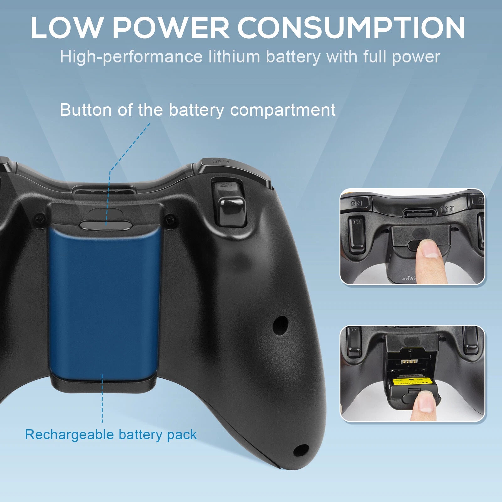 For Microsoft XBOX 360 Wireless Controller/Battery Pack/ Play & Charge Kit Cable
