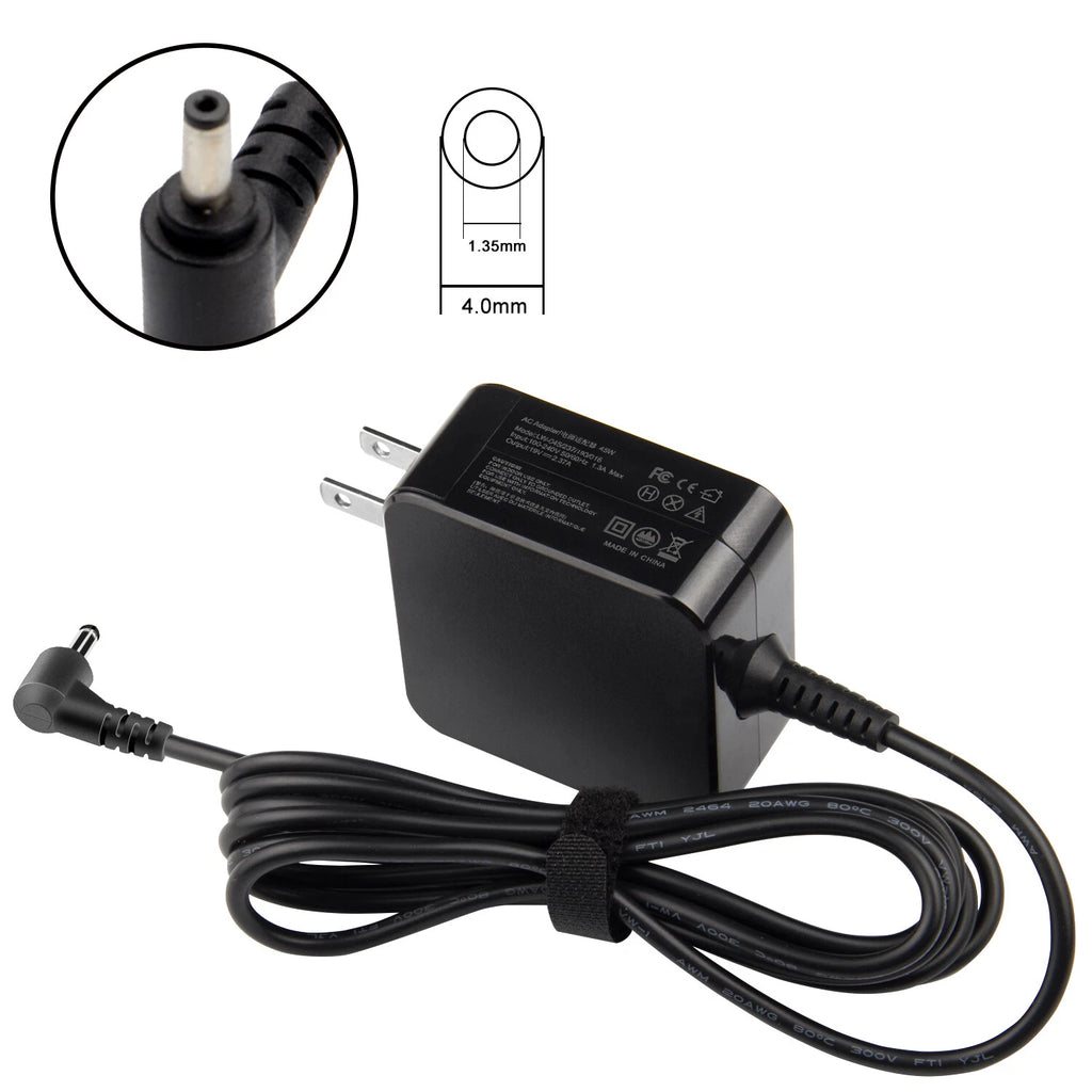 For Asus ADP-33AW Ac Laptop Charger Adapter Charger Power Supply 19V 1.75A USA