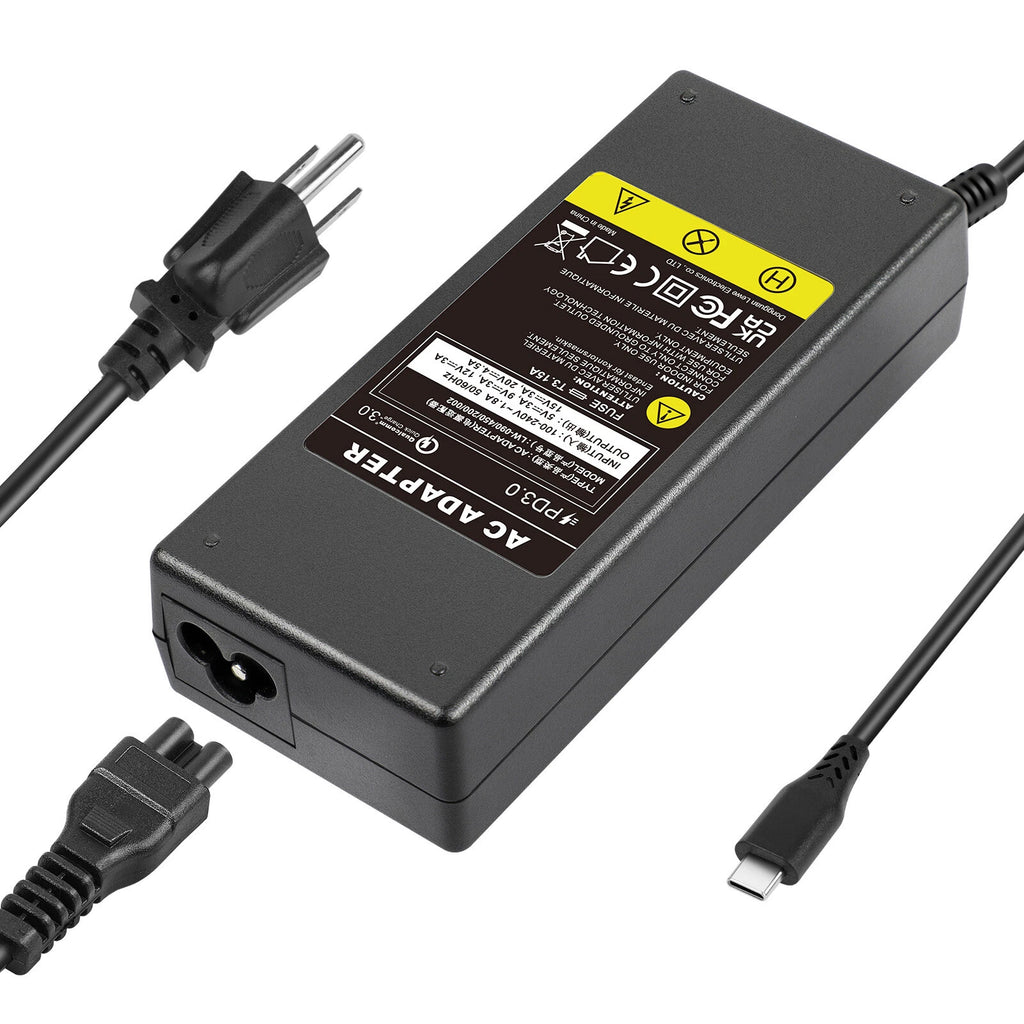 90W USB-C Adapter Charger For Dell Latitude 2-in-1 7390 7400 7410 7420 9410 9420