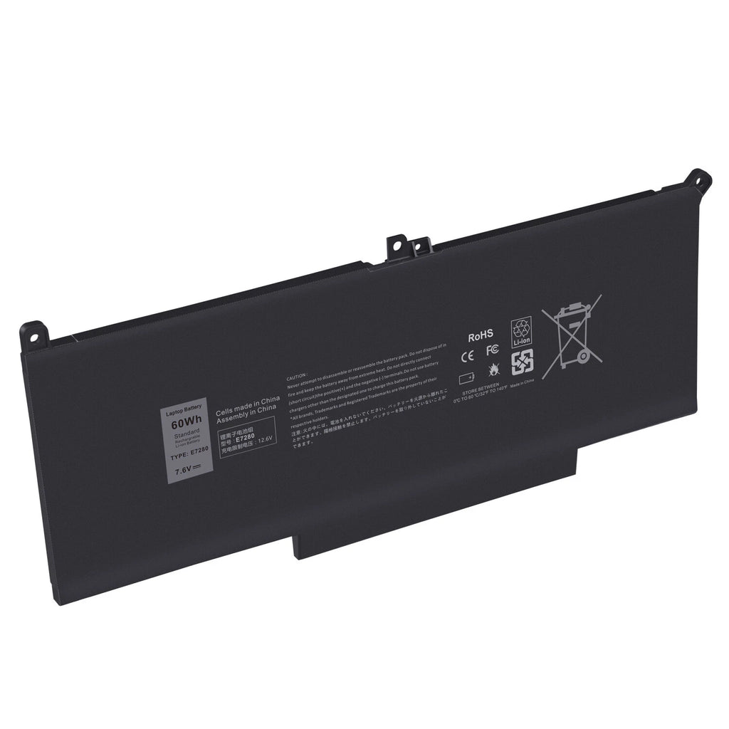F3YGT Battery For Dell Latitude 12 13 14 E7280 E7480 7480 7490 7380 7390 DM3WC