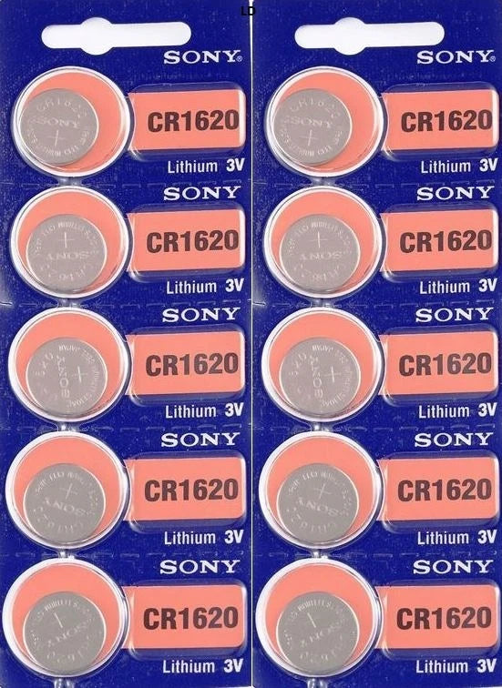 CR 1620 MURATA / SONY LITHIUM BATTERIES (5 piece) 3V Watch Authorized US Seller