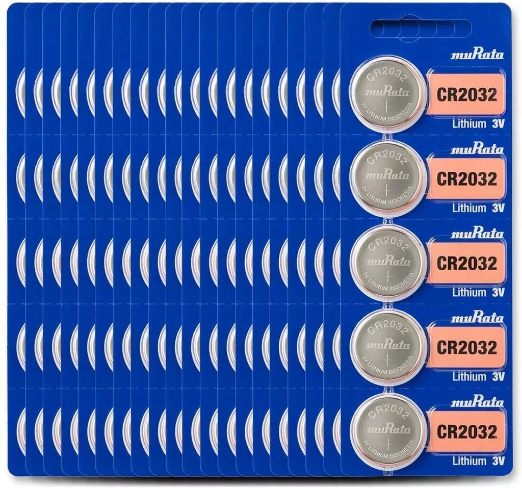 100 Murata / Sony Genuine Fresh Date CR2032 2032 Lithium 3V Batteries Exp 2031