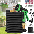 4X Stronger Deluxe Expandable Flexible Garden Hose Water Hose 25, 50, 100, 150FT