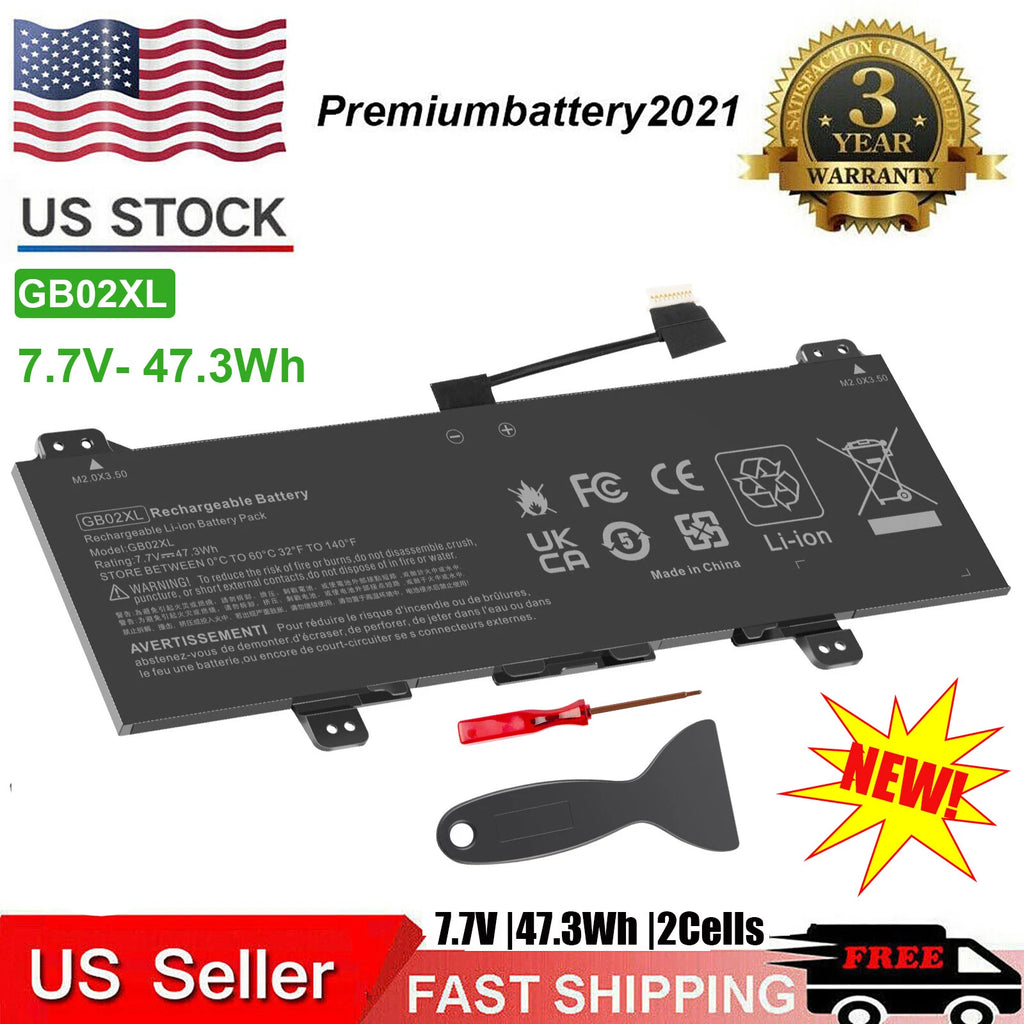 GB02XL Battery for HP Chromebook X360 11 G2 EE L42550-541 L42550-271 HSTNN-UB7M