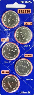 CR 2430 MURATA / SONY LITHIUM BATTERIES (5 piece) 3V Watch Authorized US Seller