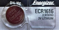 Energizer ECR1616 CR 1616 Lithium 3V Battery Braned New Authorized Seller