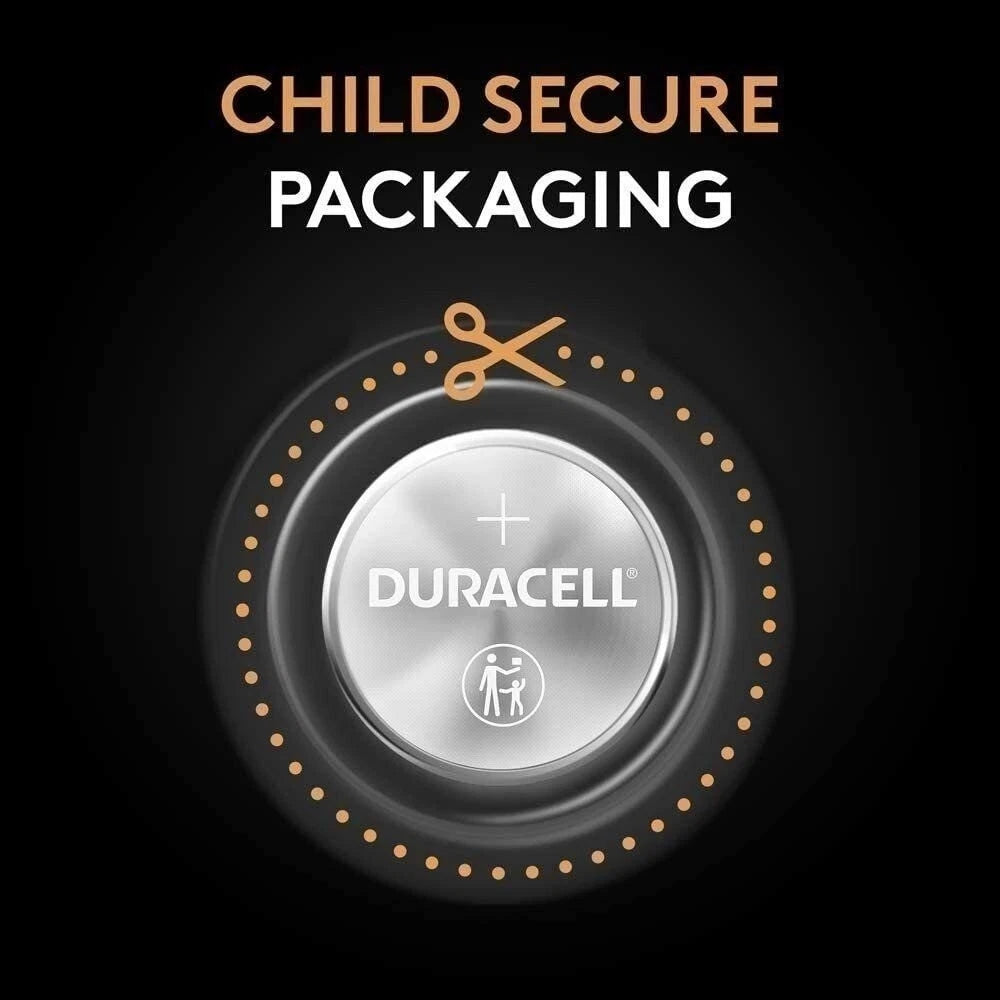 Duracell - 2032 3V Lithium Coin Battery - with Bitter Coating - 6 count