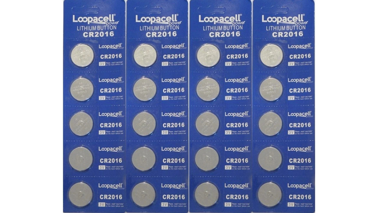20 Pack Cr2016 Lithium Battery 2016 3v Batteries Cr Coin Brand New *Loopacell*