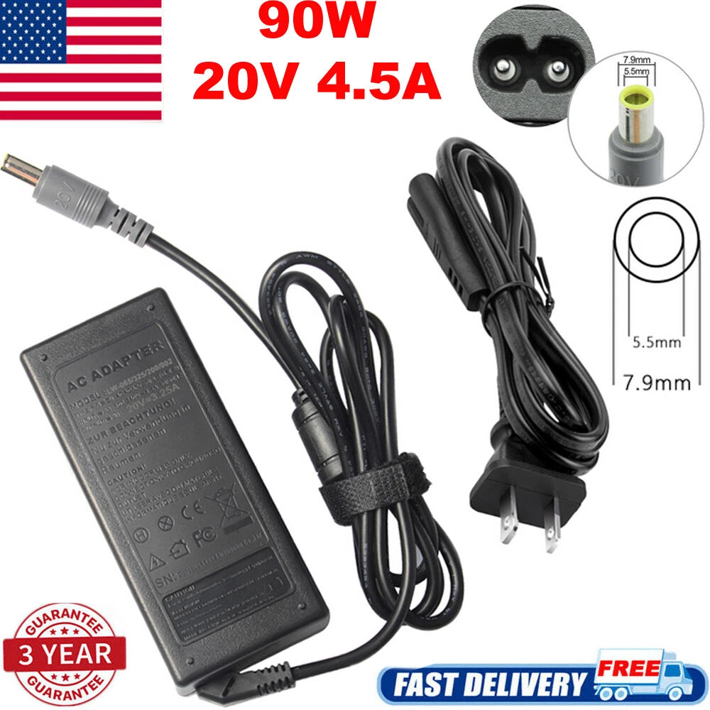 90W Charger for Lenovo Thinkpad X200 X201 X220 X230 X230t X301 AC Power Adapter