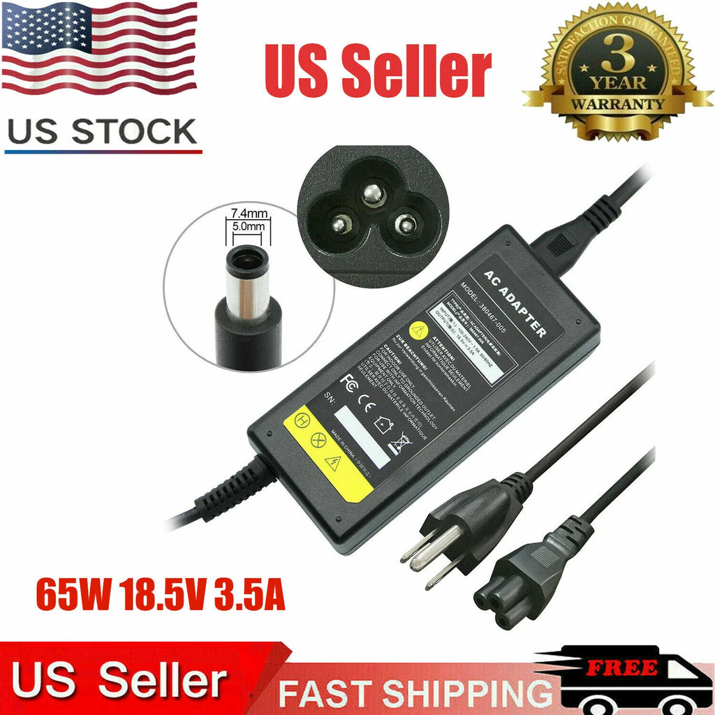 65W AC Adapter Laptop Charger For HP Pavilion DV7 DV6 G6 G7 DV5 DV4 DM4 G62 G72