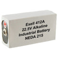 Exell 412A Alkaline 22.5V Battery NEDA 215 Compatible With 15F20,BLR122,V72PX