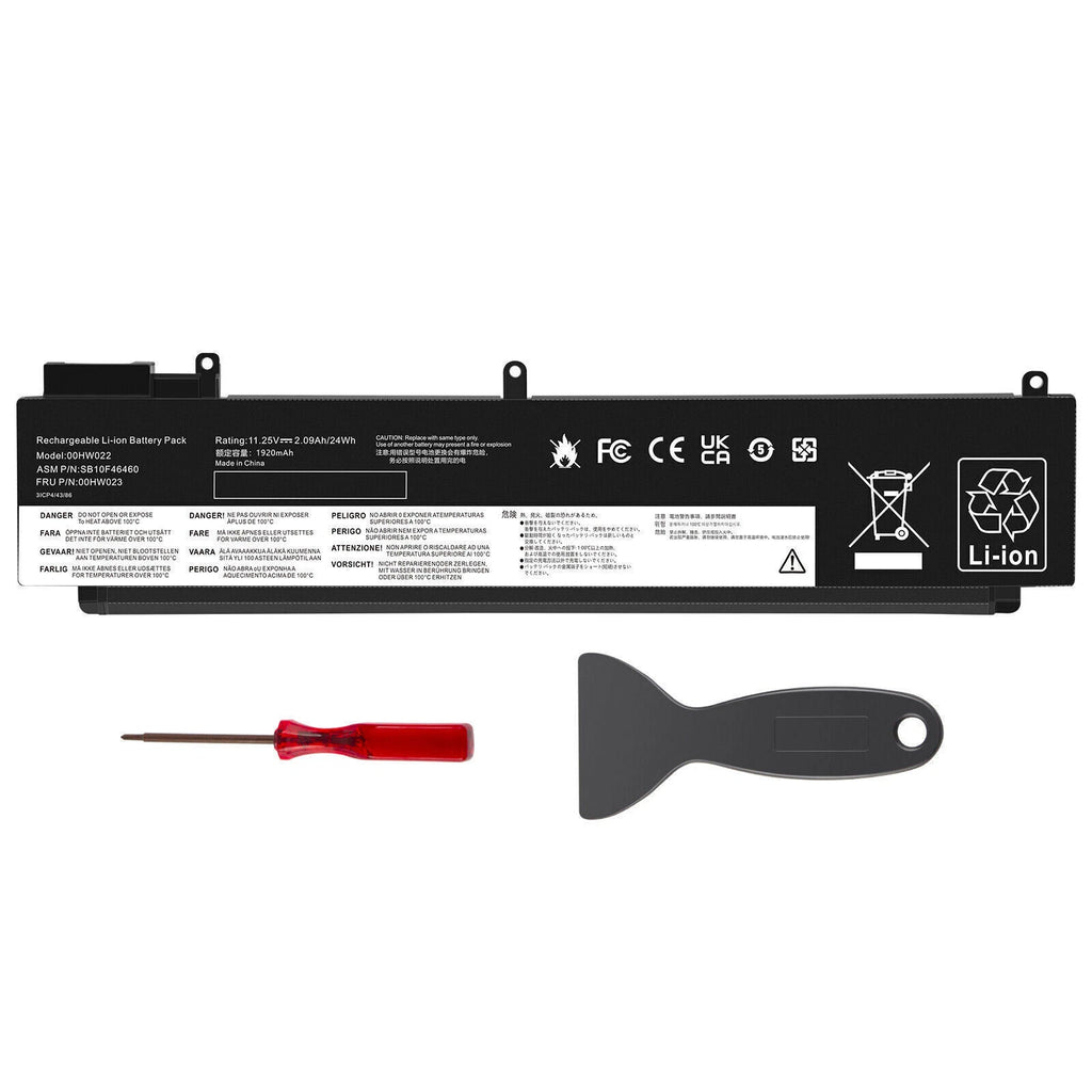 00HW022 00HW023 00HW024 00HW025 Battery for Lenovo Thinkpad T460s T470s Series