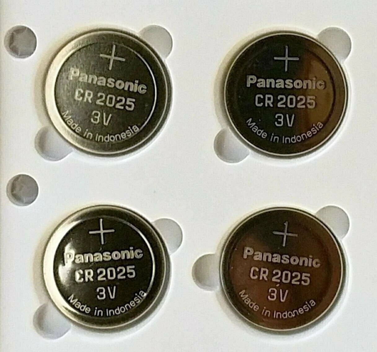 2 BULK PANASONIC CR2025 cr 2025 ECR2025 3v Battery EXPIRE 2024