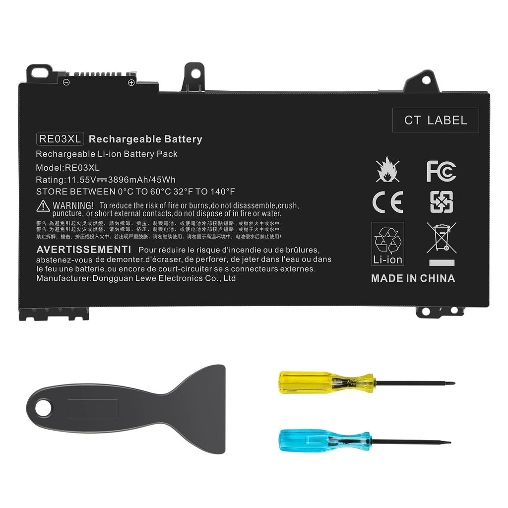 Battery for HP ProBook 430 440 445 450 G6 G7 Series RE03XL REO3XL L32407-AC1 NEW