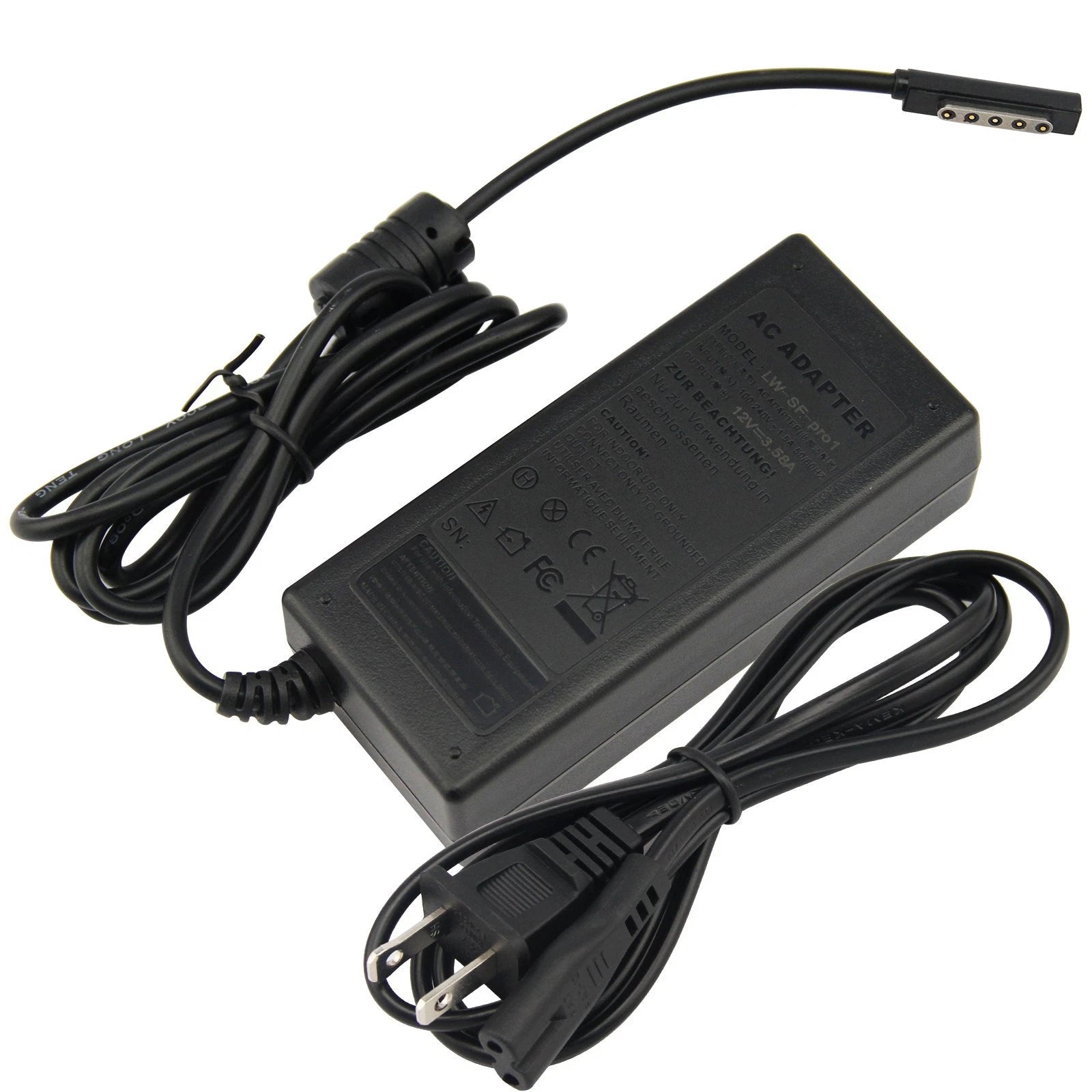 AC Adapter Power Charger Supply for Microsoft Surface 2 1512 1516 1572 7ZR-00001