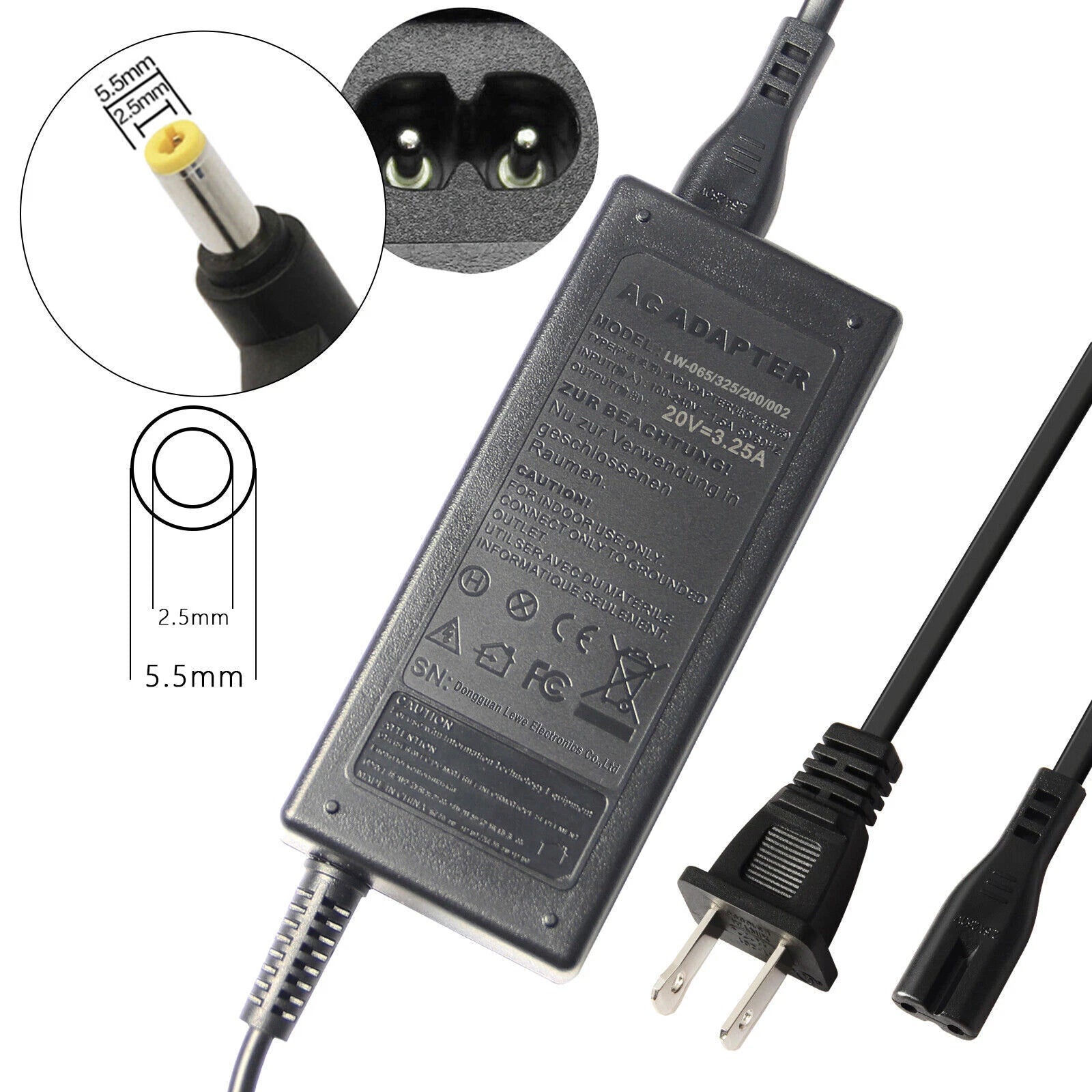 Charger Cord for Booster PAC ES2500 ES5000 J900 Jump Starter Power Supply Cord