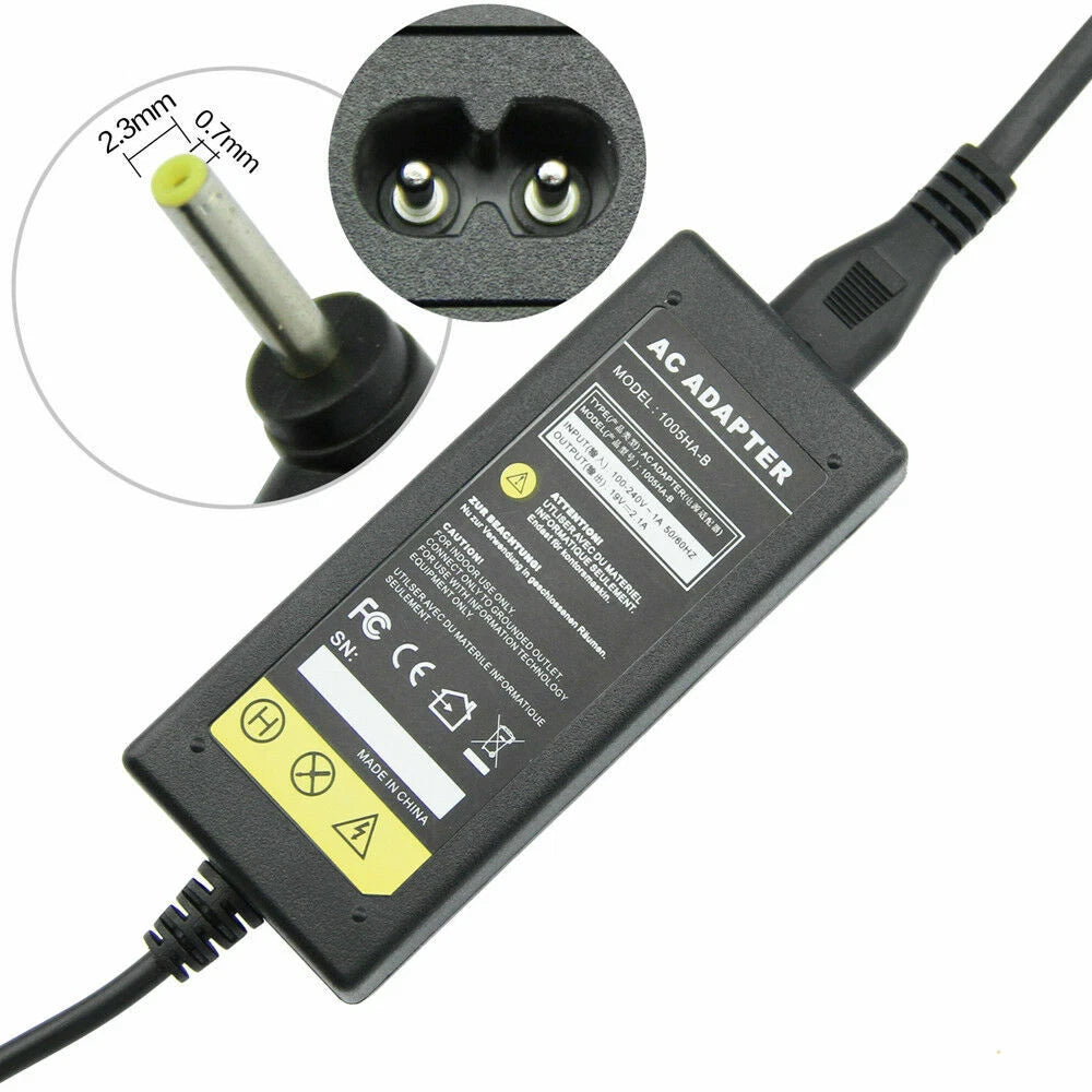AC CHARGER ADAPTER FOR ASUS EEE PC 1005HAB 1101HA LAPTOP Power Supply Cord US
