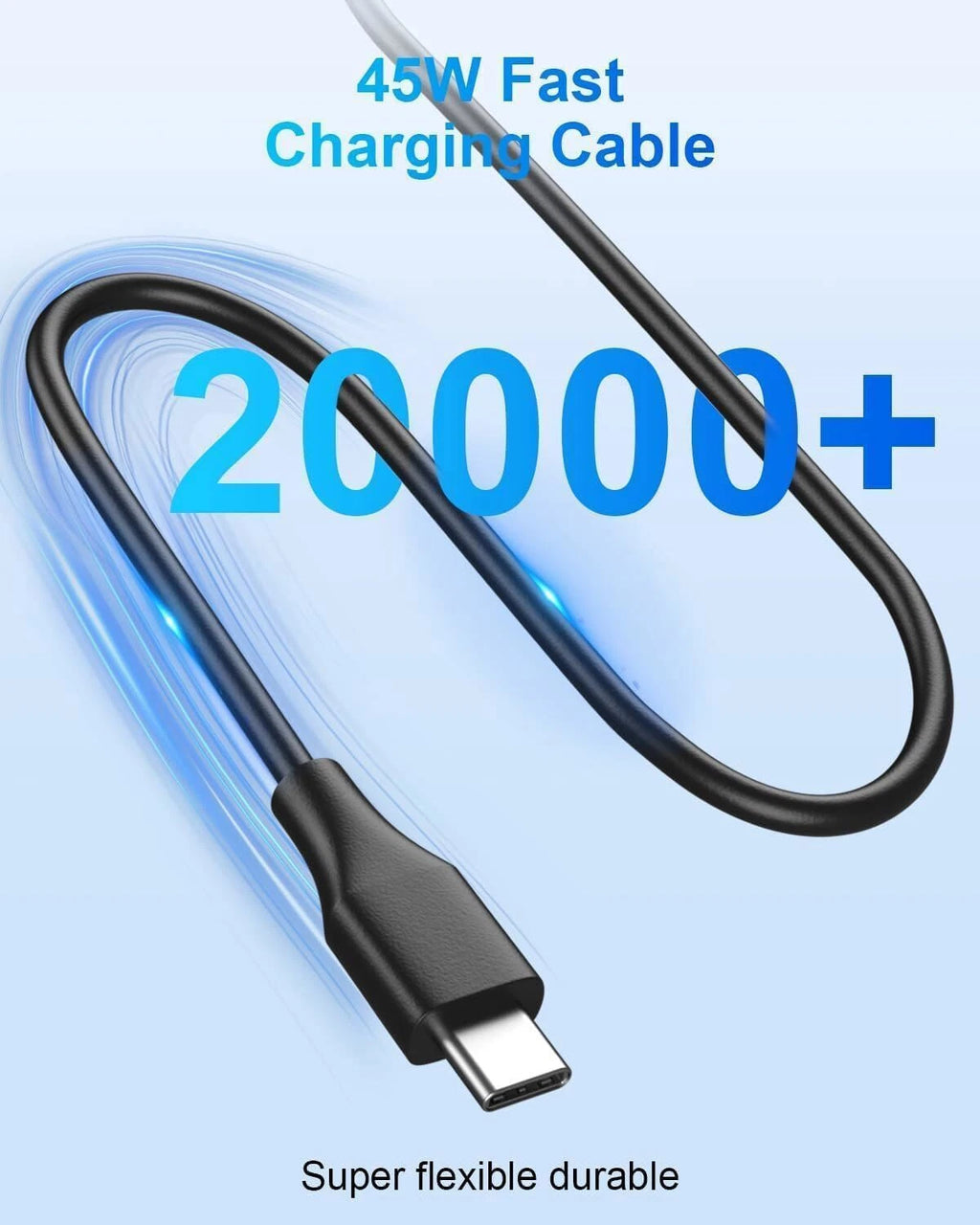 65W USB C Type C for Acer Chromebook Lenovo/HP/Asus/Samsung Power Laptop Charger