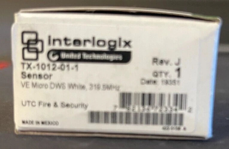 Brand New GE Interlogix TX-1012-01-1 Micro Wireless Sensor, Battery Magnet