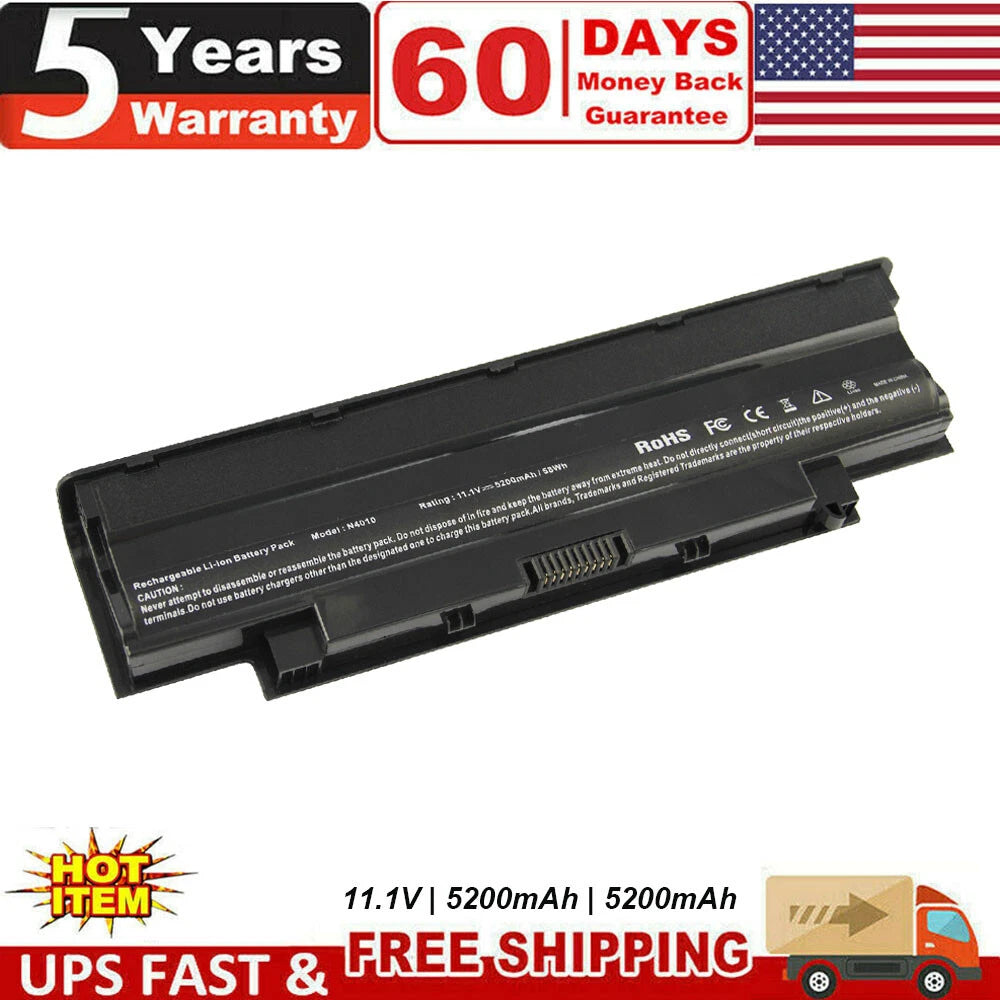 Battery For Dell Inspiron N5110 N5020 N5030 N5040 N5050 N4010 N5010 N7010 N7110