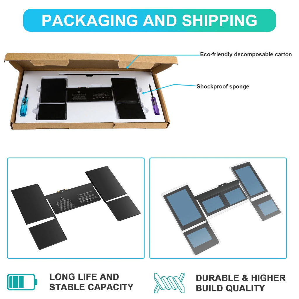 A1527 A1705 Battery for MacBook Retina 12 inch A1534 (Early 2015 2016 Mid 2017)